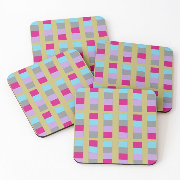 Item preview, Modern colorful vertical geometric brick stripes seamless pattern. designed and sold by AdesignbyG.