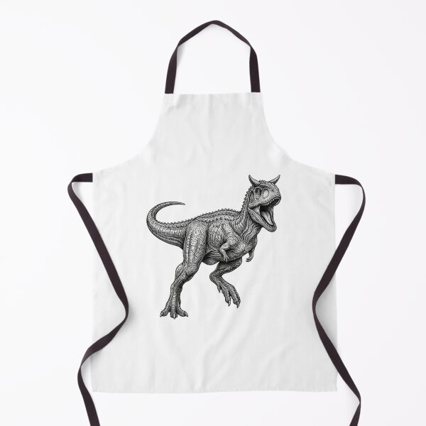 Item preview, Realistic minimalistic black and white carnithosaurus designed and sold by Minimalisticaly.