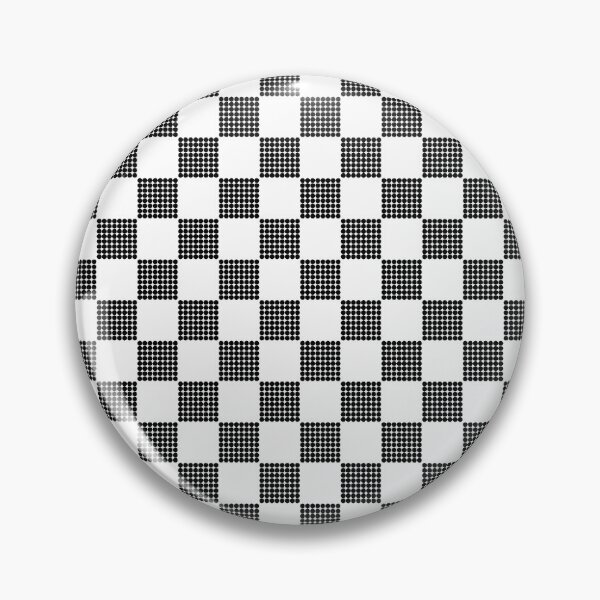 Item preview, Black and white halftone dotted checkered grid seamless pattern. designed and sold by AdesignbyG.