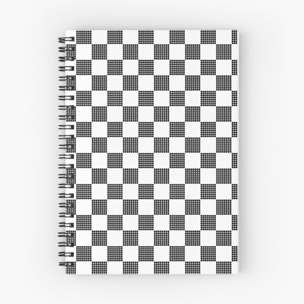 Item preview, Black and white halftone dotted checkered grid seamless pattern. designed and sold by AdesignbyG.