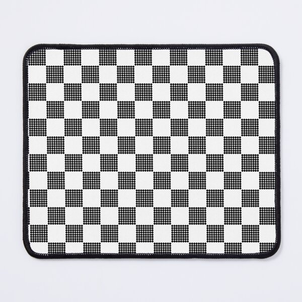 Item preview, Black and white halftone dotted checkered grid seamless pattern. designed and sold by AdesignbyG.