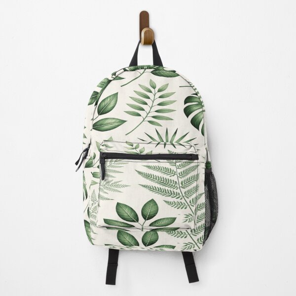 Item preview, Botanical Leaves Pattern – Beige Aesthetic Tropical Foliage Design designed and sold by TheSlowShore.