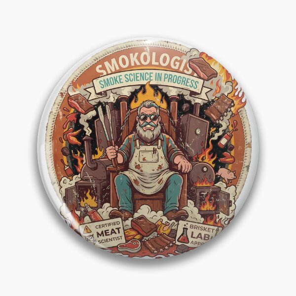 Item preview, Smokologist BBQ Grill Master Funny Brisket Smoker Barbecue Lover Graphic T-Shirt Gift designed and sold by HaweeWear.
