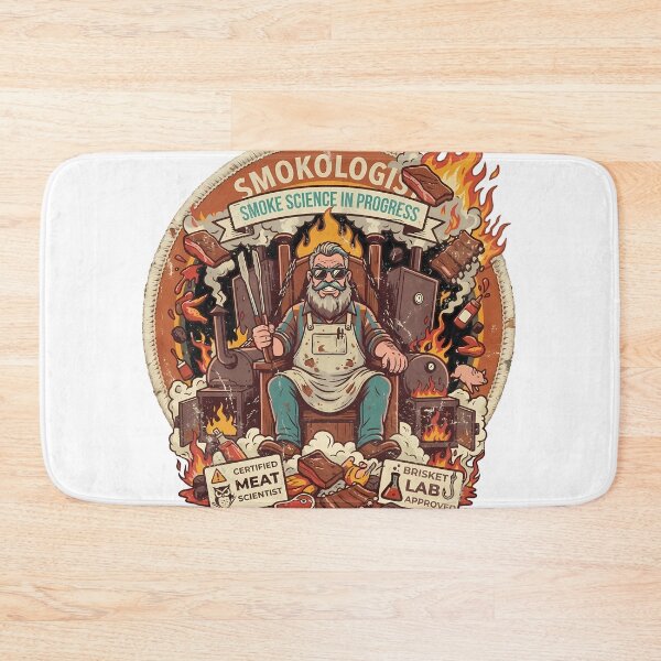Item preview, Smokologist BBQ Grill Master Funny Brisket Smoker Barbecue Lover Graphic T-Shirt Gift designed and sold by HaweeWear.