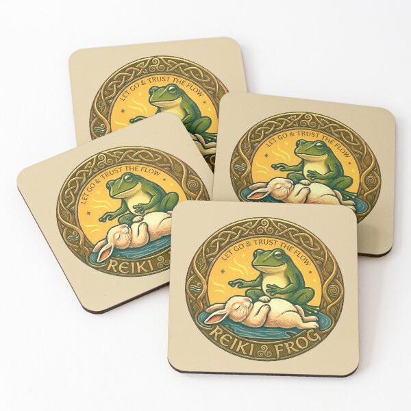 Item preview, Reiki Frog: The Flow designed and sold by Finding Source Designs.