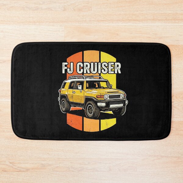 Item preview, FJ Cruiser Retro Style Off-Road Sunset Yellow [Black Shirt Only] designed and sold by Off-Road-Zone.