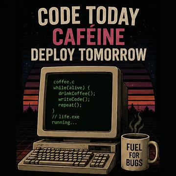 Artwork thumbnail, Code Today Caffeine Tomorrow by Turtle-Shell