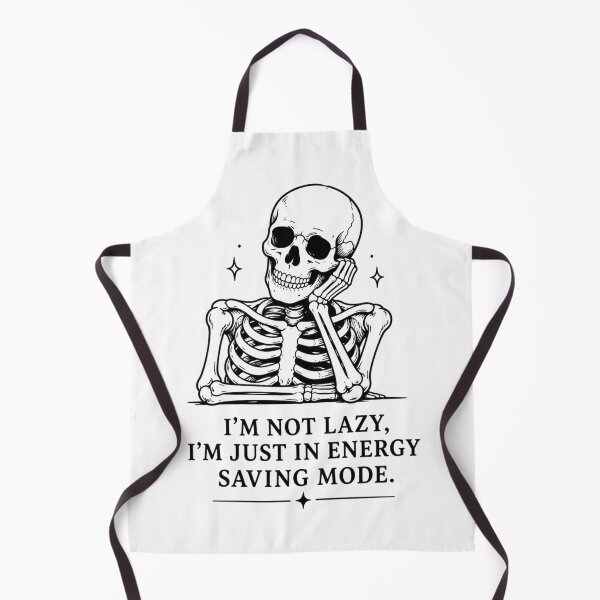 Item preview, I'm Not Lazy I'm In Energy Saving Mode Funny Skeleton designed and sold by Foryoubroshirt.