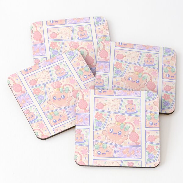 Item preview, Kawaii Perfume Bottle Comic Panels designed and sold by Gift Phrase Studio.