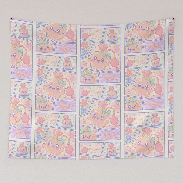 Item preview, Kawaii Perfume Bottle Comic Panels designed and sold by Gift Phrase Studio.