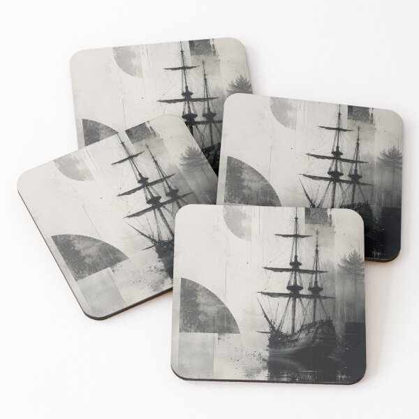 Item preview, Ghost Ship of the Silent Pines designed and sold by WittyUnknown.