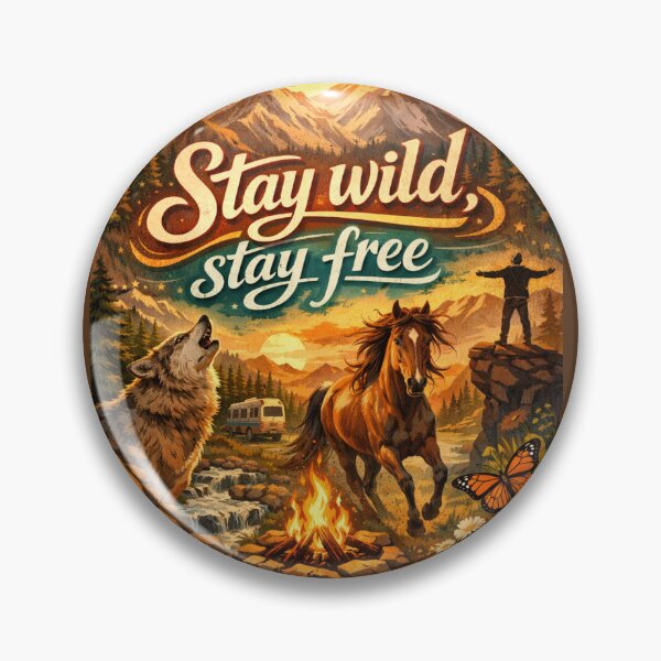 Item preview, Stay wild, Stay free, Freedom designed and sold by JaroDesign2023.