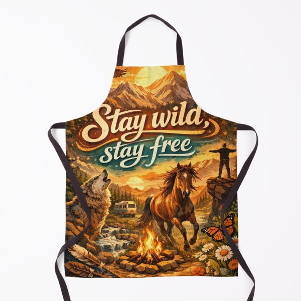Item preview, Stay wild, Stay free, Freedom designed and sold by JaroDesign2023.