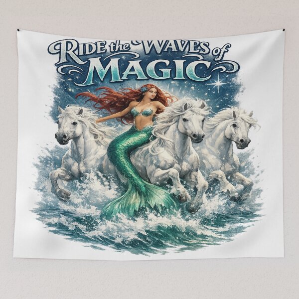 Item preview, Ride the waves of magic designed and sold by urbanshop7.