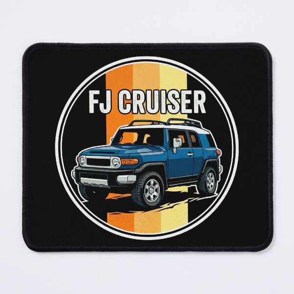 Item preview, FJ Cruiser Retro Style Off-Road Overland Retro Sunset Blue designed and sold by Off-Road-Zone.