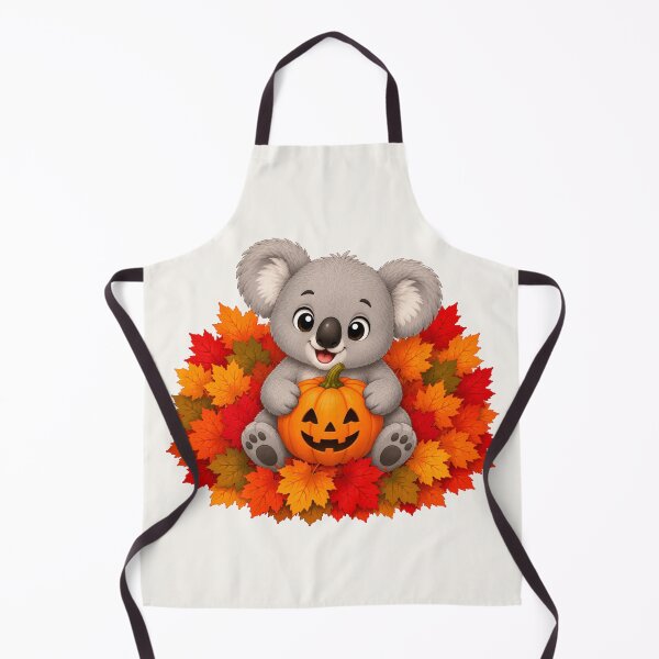 Item preview, Cute Halloween Koala Pumpkin Autumn Leaves Fall designed and sold by Seculinator.