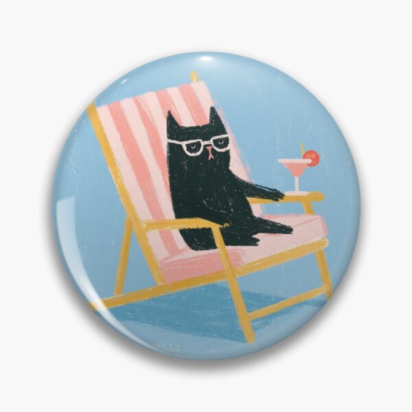 Item preview, Dolce Far Niente - Cool French Bulldog on Beach Chair designed and sold by Ramona-Gliga.