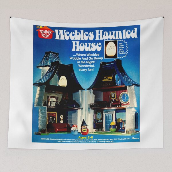 Item preview, Weebles wobble but they don't fall down Haunted House designed and sold by The Retromotel.