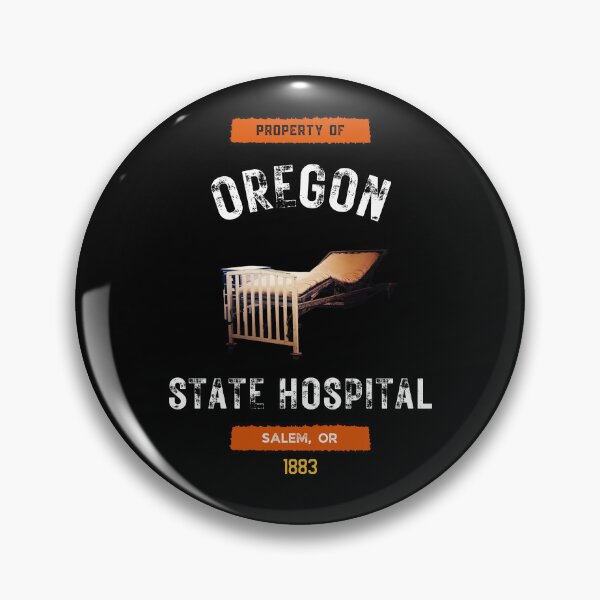 Artikelvorschau, Eigentum des Oregon State Hospital, Souvenir-Stil entworfen und verkauft von GhostlyWorld.