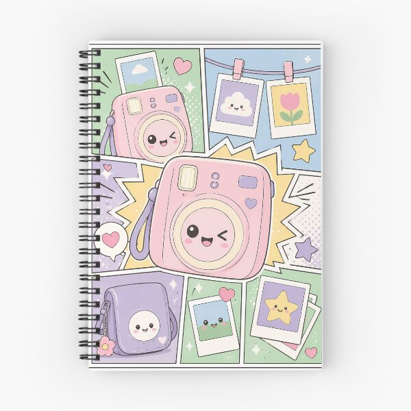 Item preview, Kawaii Camera Comic Panels designed and sold by Magmashup.