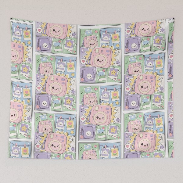Item preview, Kawaii Camera Comic Panels designed and sold by Magmashup.