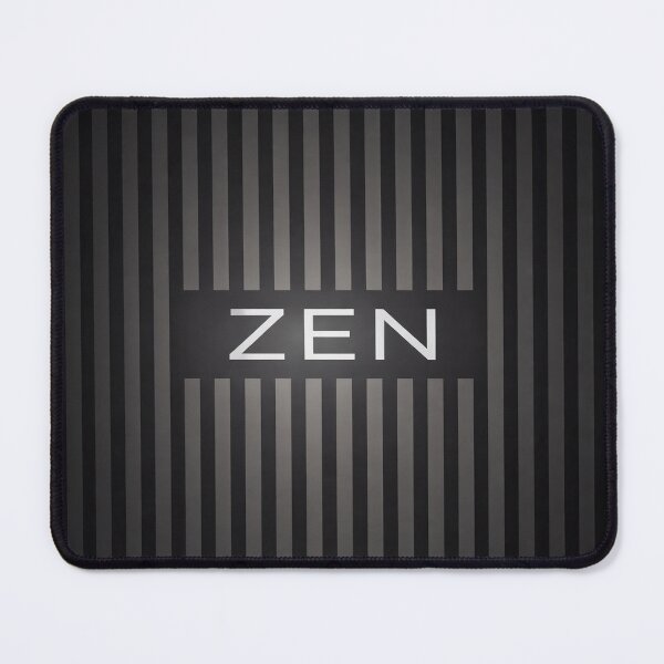 Item preview, Minimal Zen Text Design, Black Aesthetic Stripes, Calm Mindfulness Typography, Modern Minimal Style designed and sold by TheSlowShore.