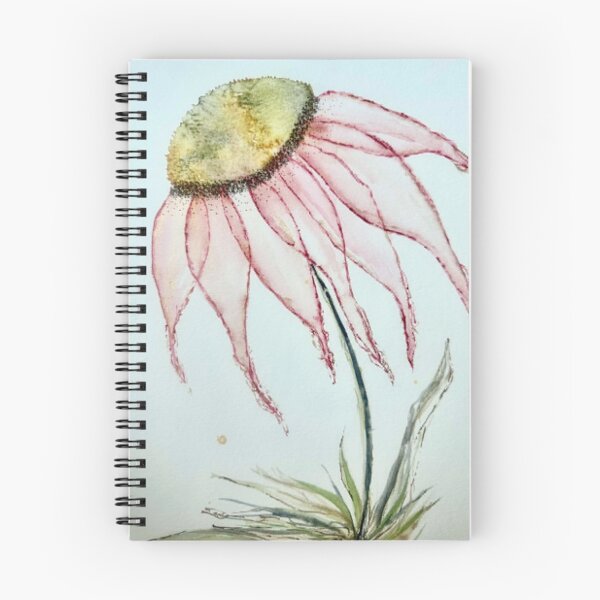 Item preview, Delicate Pink Coneflower Watercolor designed and sold by MagnishArt.