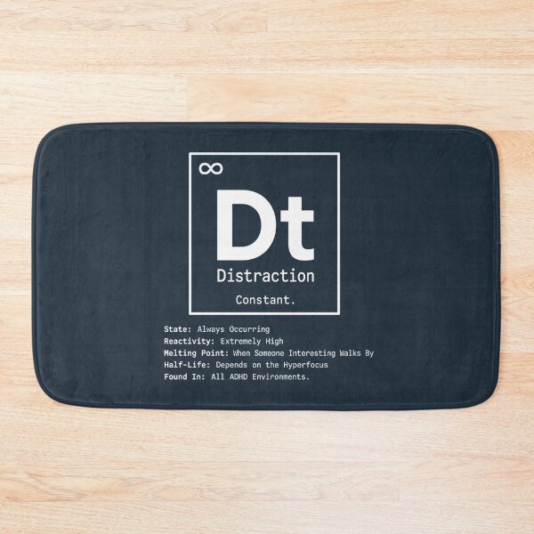 Item preview, Distraction Chemistry ADHD Humor t-shirt designed and sold by Mosidrip.