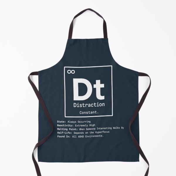 Item preview, Distraction Chemistry ADHD Humor t-shirt designed and sold by Mosidrip.