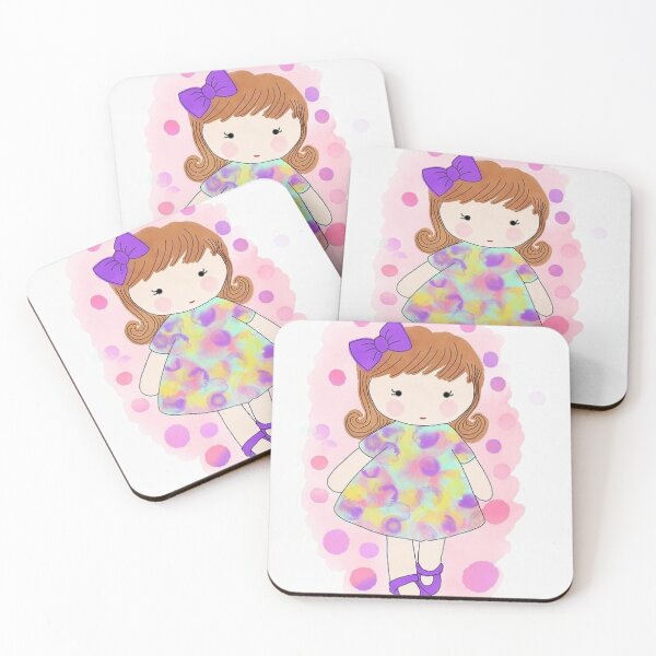 Item preview, Cute Watercolor Storybook Girl designed and sold by BloomPalette.
