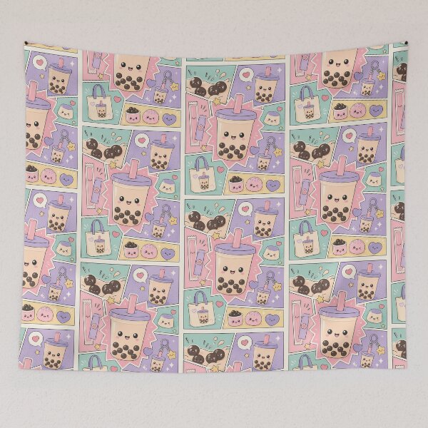 Item preview, Kawaii Boba Tea Comic designed and sold by Gift Phrase Studio.