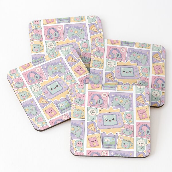 Item preview, Kawaii Game Controller Comic Panels designed and sold by Magmashup.