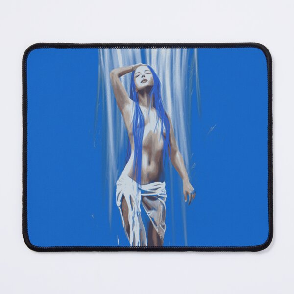Item preview, Mystical Blue Hair Waterfall Goddess designed and sold by ChromoFauna.