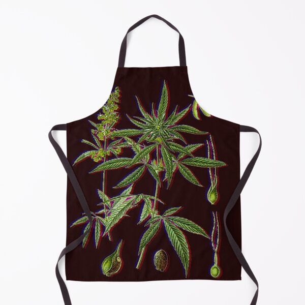 Item preview, Cannabis Hemp Marijuana botanical art designed and sold by BlueLineLAX.