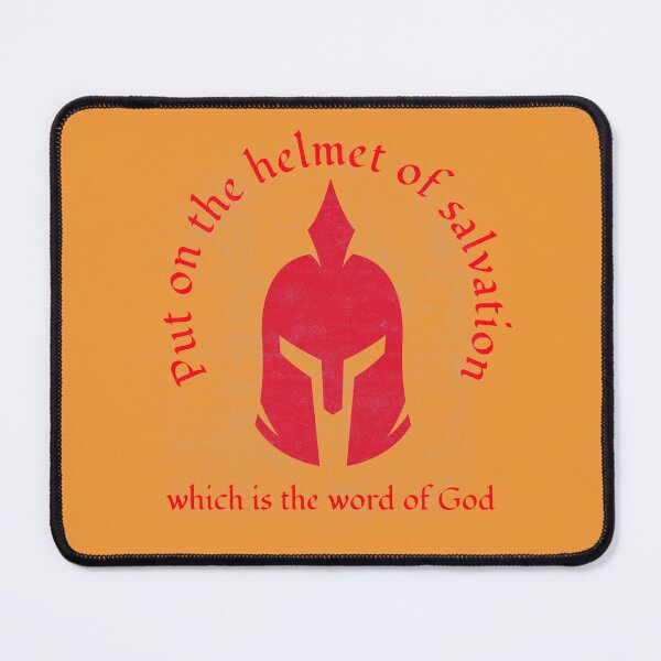 Item preview, Put on the helmet of salvation designed and sold by Kingdompurpose.