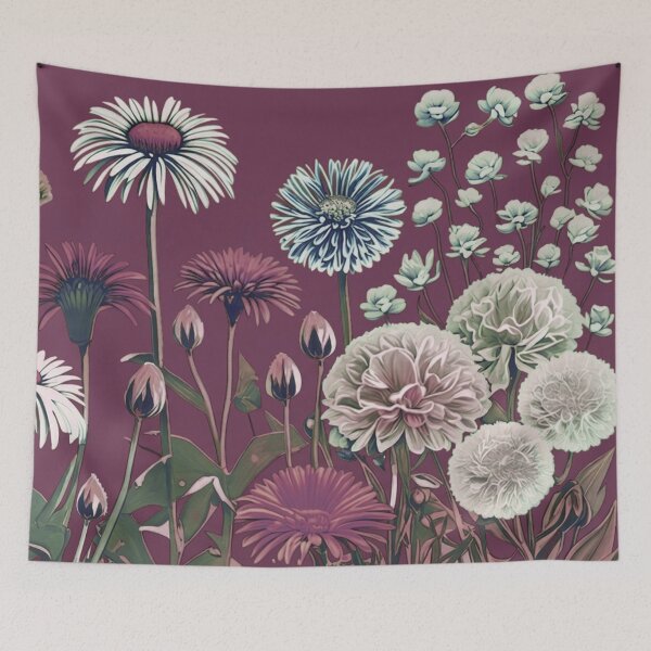 Item preview, Burgundy Wildflowers  designed and sold by AilsaMackay.