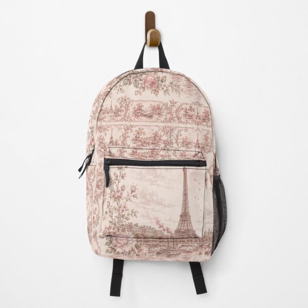 Item preview, Parisian Promenade: Toile de Jouy Eiffel Tower designed and sold by LiveLearnCreate.