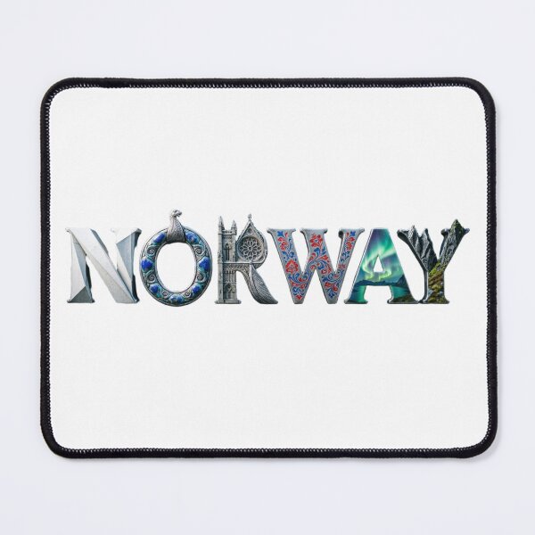 Item preview,  Norway Heritage Typography Design designed and sold by VladisWorld.