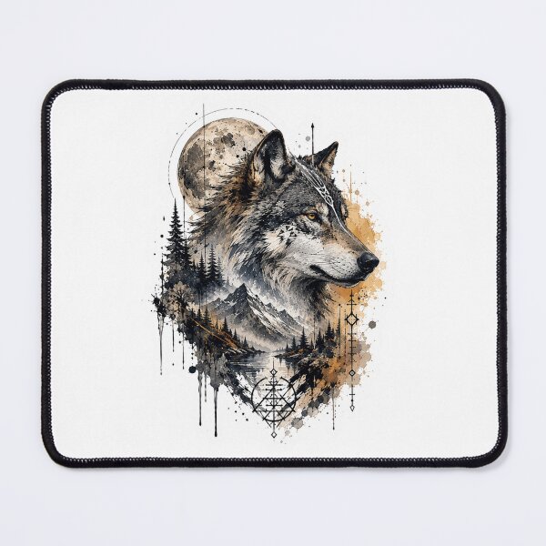 Item preview, Wolf Moon Mountain  designed and sold by PatternFly.