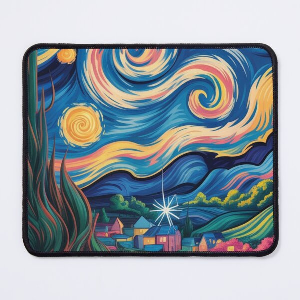 Item preview, A captivating pop art interpretation of a starry night designed and sold by 123ks.