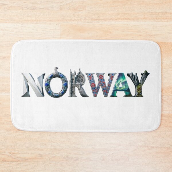 Item preview,  Norway Heritage Typography Design designed and sold by VladisWorld.