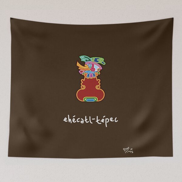 Item preview, Ehecatl Tepec Mexican Glyph designed and sold by danielrospad.