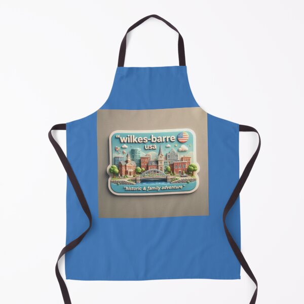 Item preview, Wilkes-Barre USA Cute 3D Skyline Label Label Text WILKES-BARRE USA ?? designed and sold by PaintMeWorld.