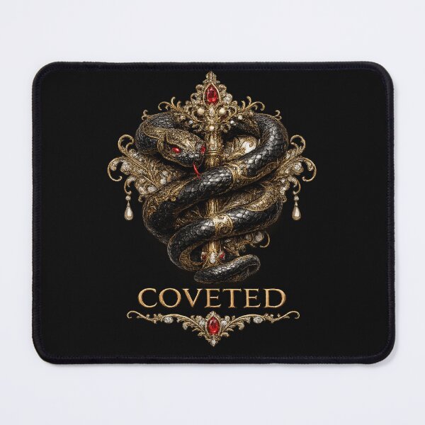 Item preview, COVETED Serpent Sceptre – Luxury Renaissance Royal Treasure Art Print designed and sold by Emoji Emblems.