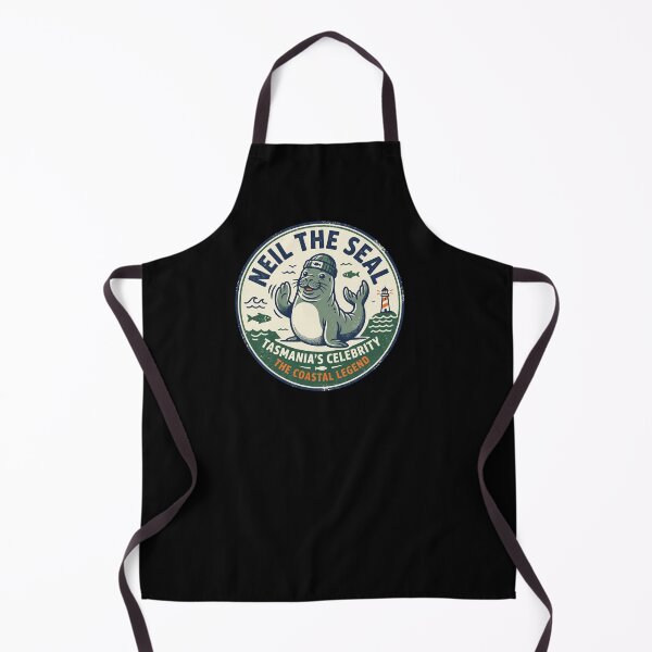Item preview, Neil The Seal Vintage Tasmania Coastal Legend designed and sold by DanniJordan.