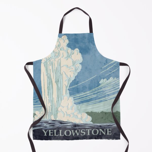 Artikelvorschau, Tourismus im Yellowstone-Nationalpark entworfen und verkauft von BlueLineLAX.