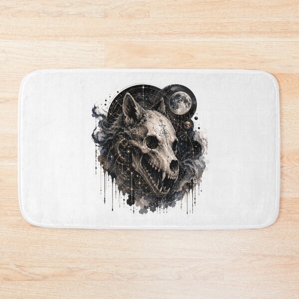 Item preview, Cosmic Wolf Skull Celestial Night designed and sold by PatternFly.