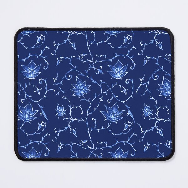 Item preview, Chinoiserie blue and white lotus inverse  designed and sold by Taylorgoodson.