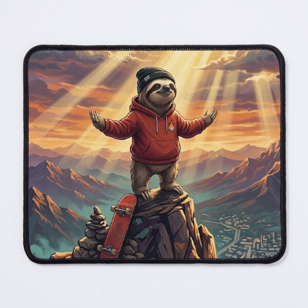 Item preview, Sloth on the summit – The skater champion designed and sold by SparTiere.