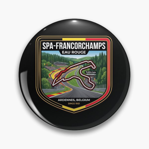 Item preview, Spa-Francorchamps Circuit Bucket List For Motorsport Enthusiasts designed and sold by enzoade.